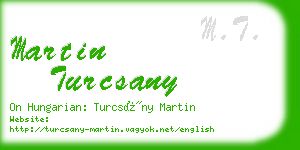 martin turcsany business card